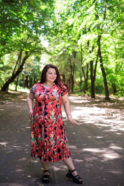 Рокля на цветя Селина