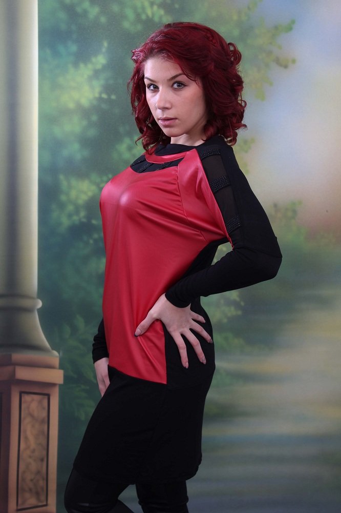 ТУНИКА С КОЖА АЛИ