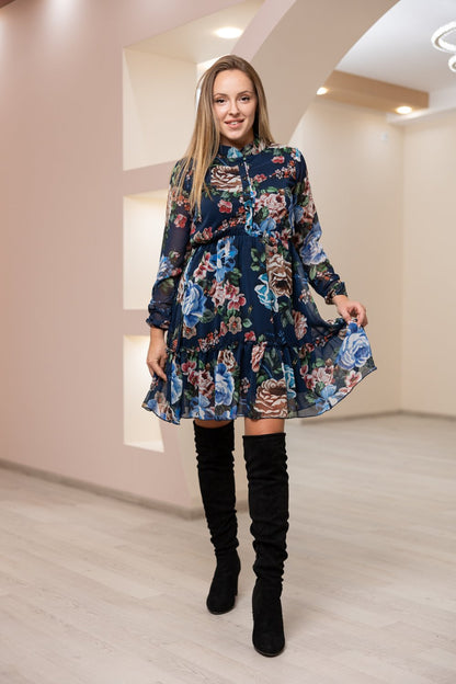 Рокля от шифон Зефира