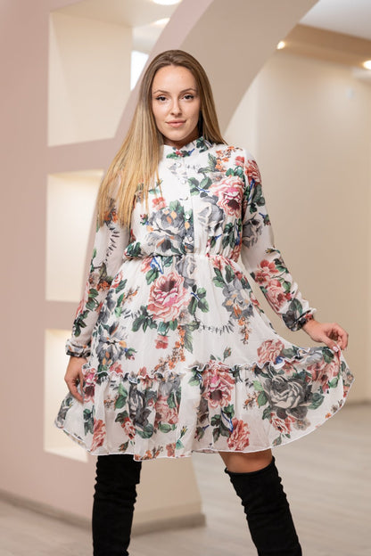 Прекрасна рокля от шифон Карина