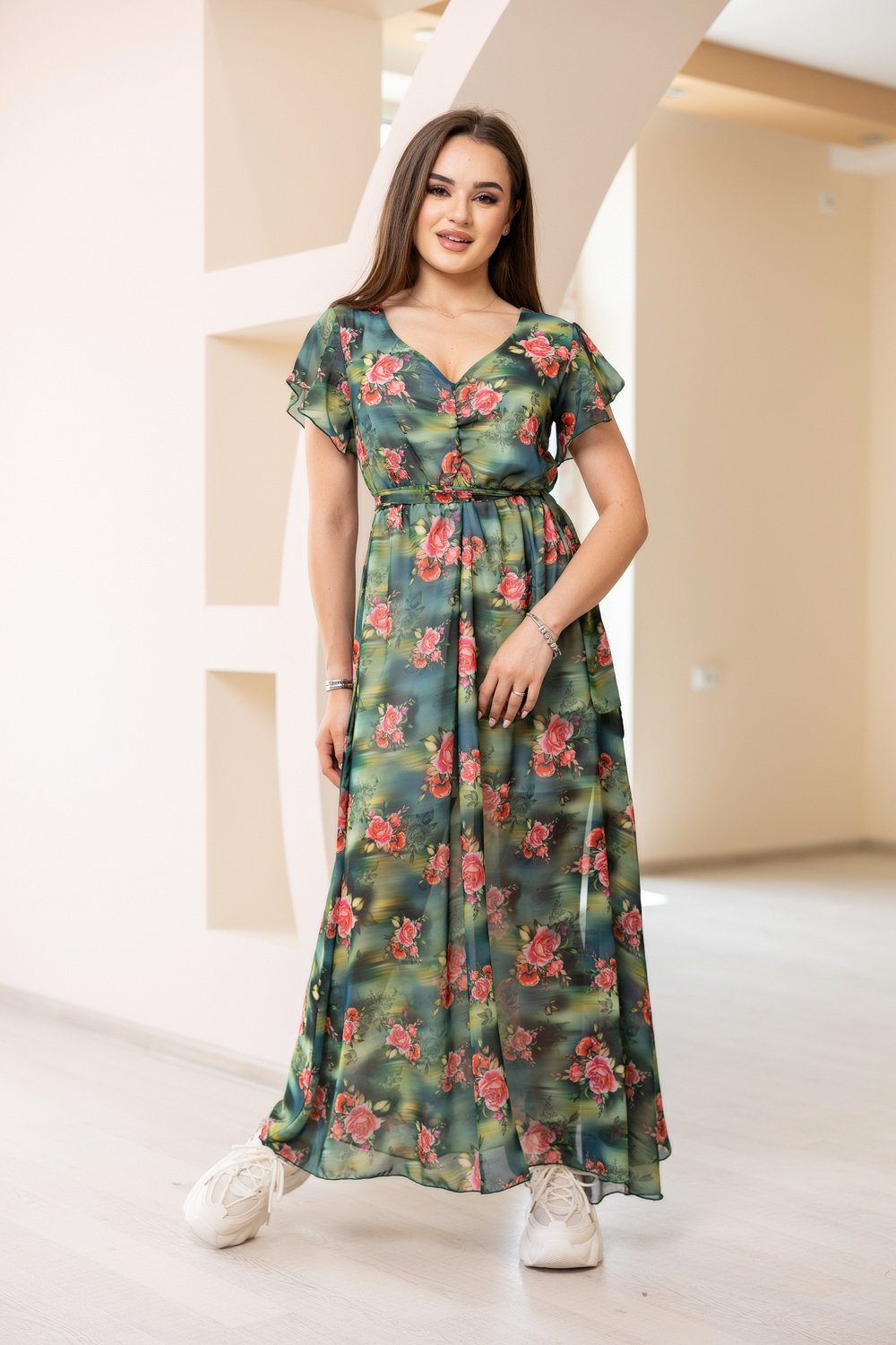Лятна рокля от шифон Борила