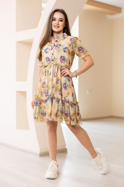 Прекрасна рокля от шифон Изида