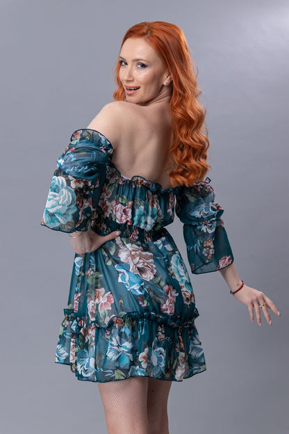 Прекрасна рокля от шифон Клариса