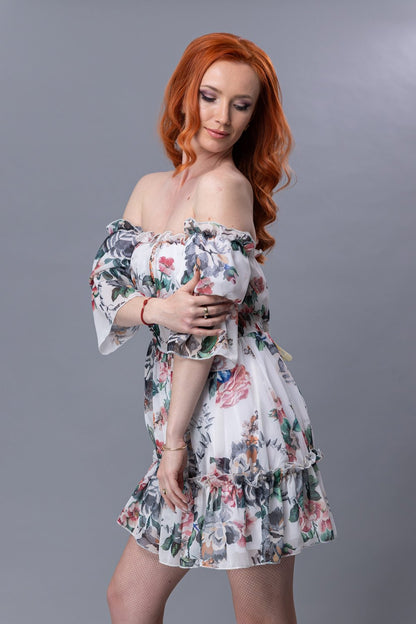 Прекрасна рокля от шифон Триша