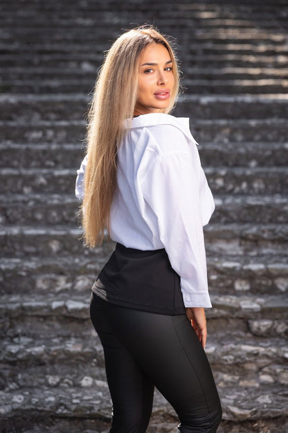 Елегантна блуза тип риза Благомира