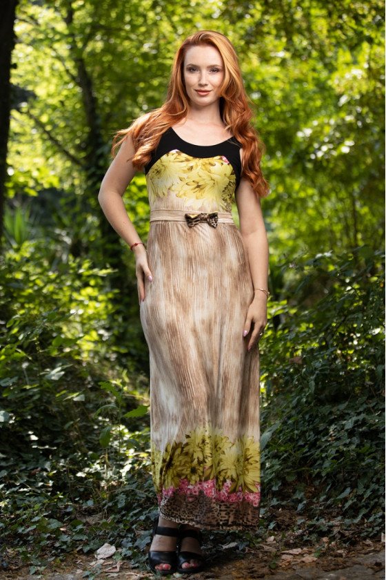 Рокля на цветя Делена