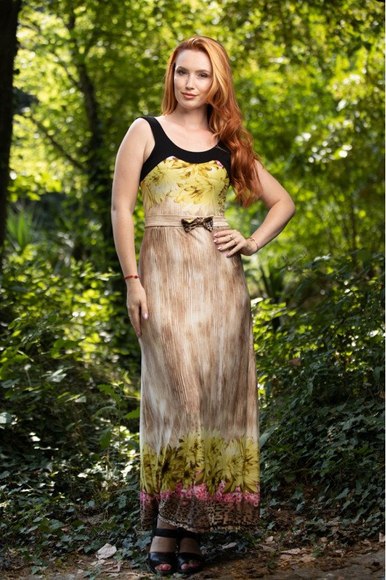 Рокля на цветя Делена