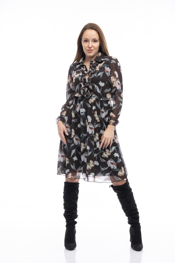 Прекрасна рокля от шифон Лорета