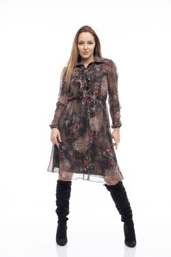 Прекрасна рокля от шифон Евелин