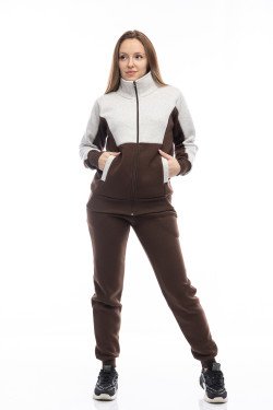Дамски зимен екип в два цвята -шоколадово изкушение