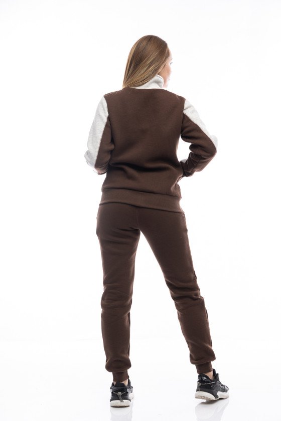 Дамски зимен екип в два цвята -шоколадово изкушение