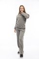 Дамски комплект широк крачол в сиво