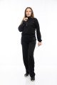 Дамски комплект широк крачол в черно
