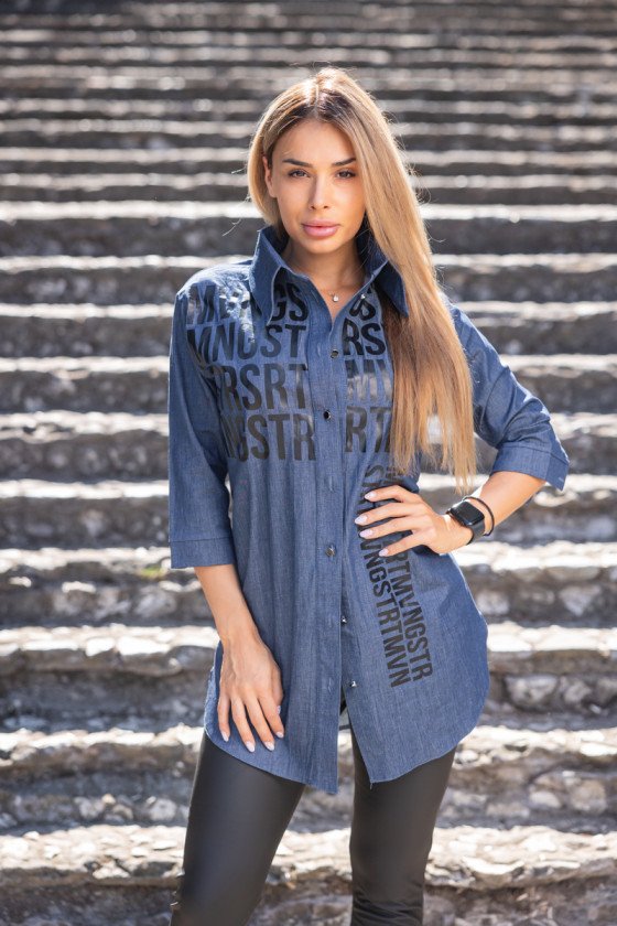 Прекрасна риза от дънков деним 