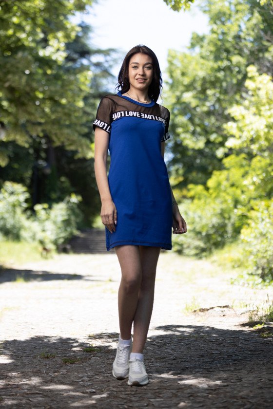 Рокля с мрежа Лидия