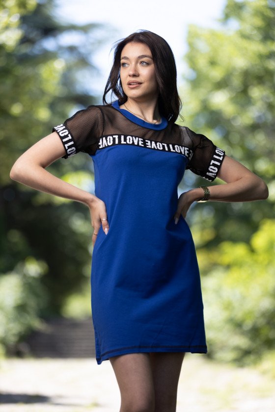 Рокля с мрежа Лидия