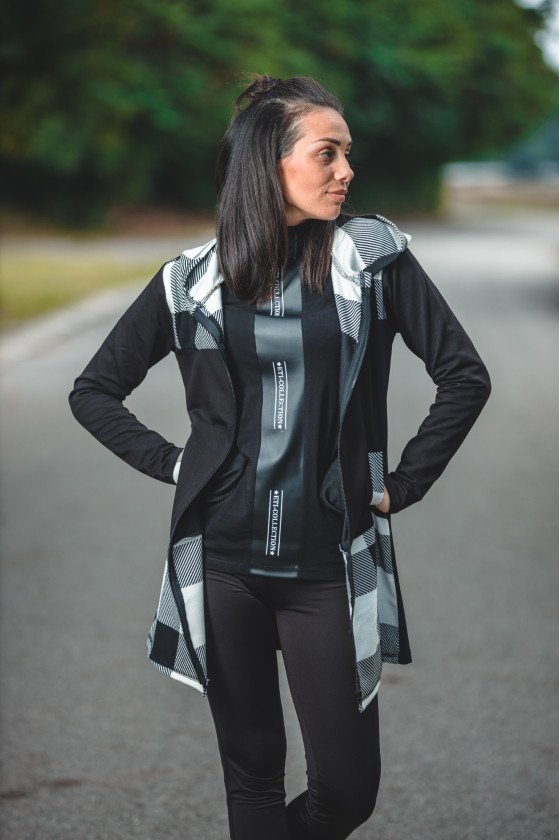 Жилетка с каре Аврора