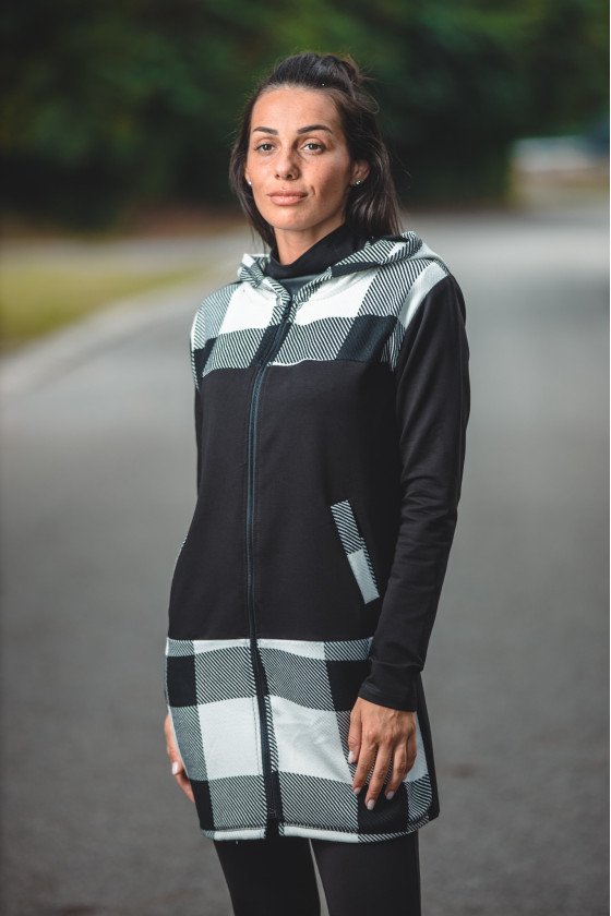 Жилетка с каре Аврора