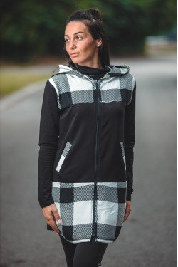 Жилетка с каре Аврора