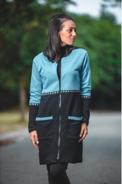 Елегантна есенна жилетка в два цвята Кони