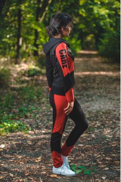 Дизайнерски спортен сет в два цвята Лара