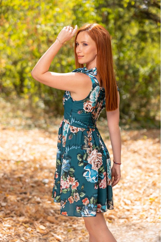 Рокля на цветя Сара