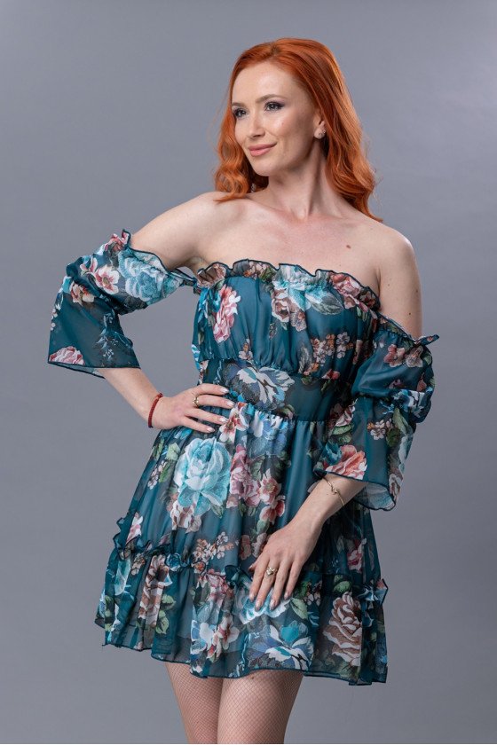 Прекрасна рокля от шифон Клариса