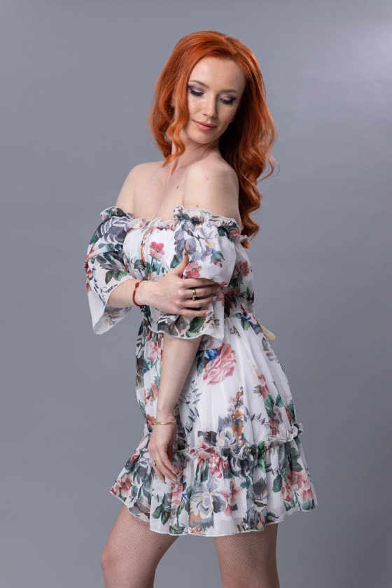 Прекрасна рокля от шифон Триша