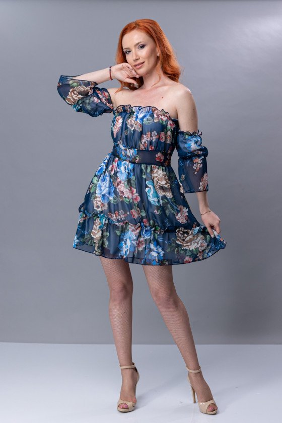 Прекрасна рокля от шифон Хрисияна