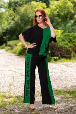 Прекрасен двуцветен сет в зелено