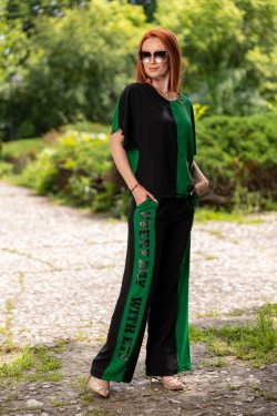 Прекрасен двуцветен сет в зелено