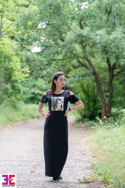 ЕЛЕГАНТНА РОКЛЯ СЪС ЩАМПА ХРИСИЯНА