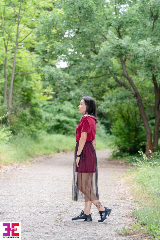 РОКЛЯ С ТЮЛ ДЕЙНА