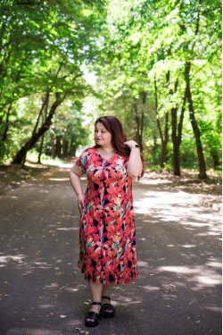 Рокля на цветя Селина