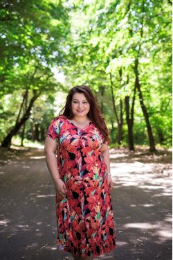 Рокля на цветя Селина