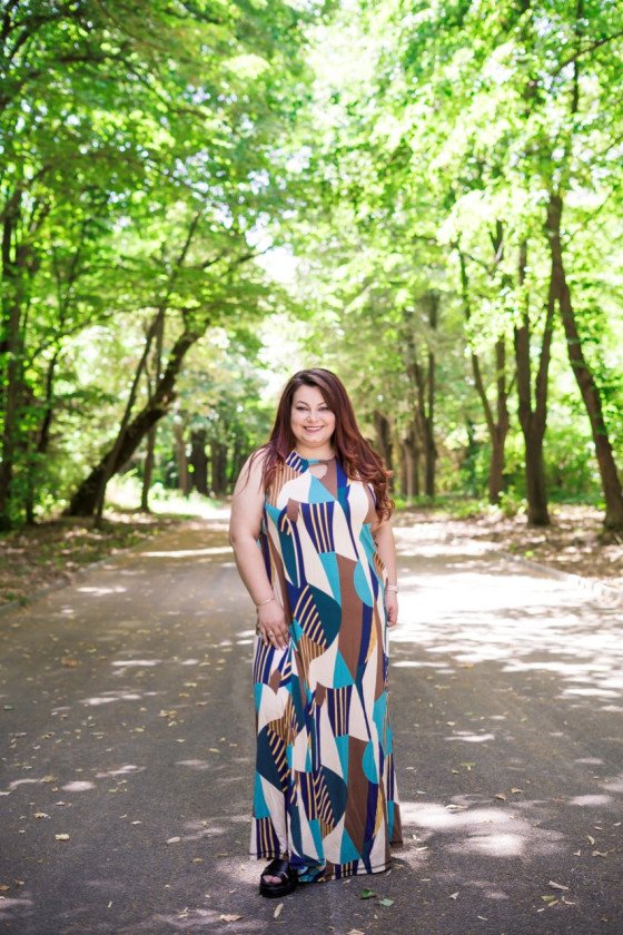 Елегантна дълга рокля Триша