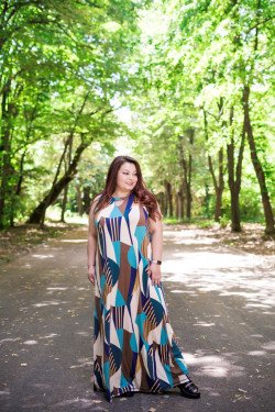 Елегантна дълга рокля Триша