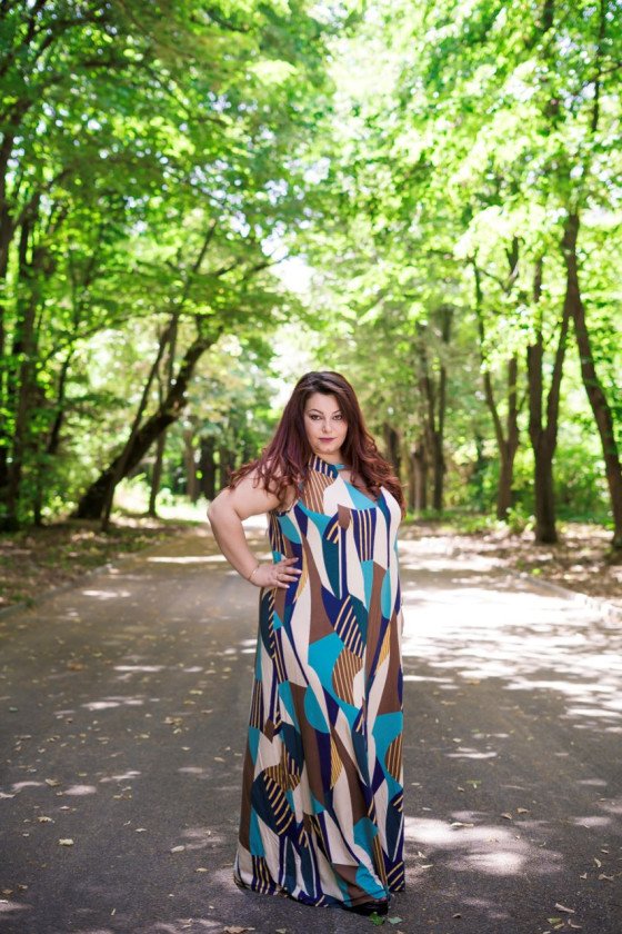 Елегантна дълга рокля Триша