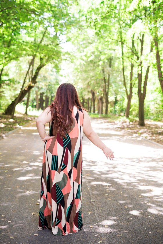 Елегантна дълга рокля Габриела