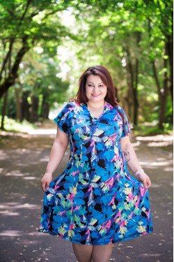 Рокля на цветя Персия