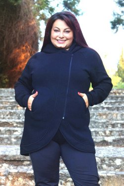 Спортно асиметрично яке Мелани