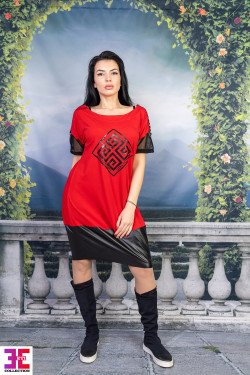 РОКЛЯ С КОЖА ВАНЕСА