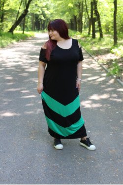 Дамска дълга ежедневна рокля 