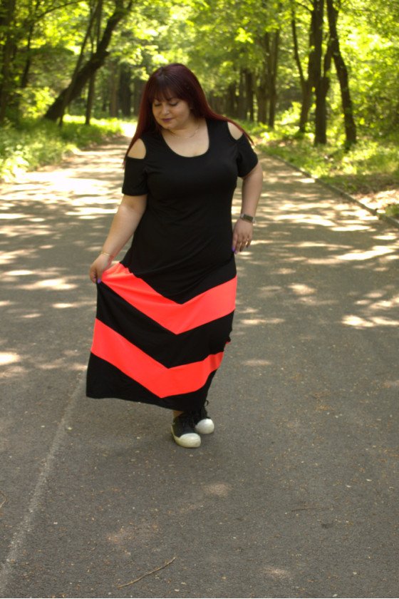 Ежедневна дамска дълга рокля