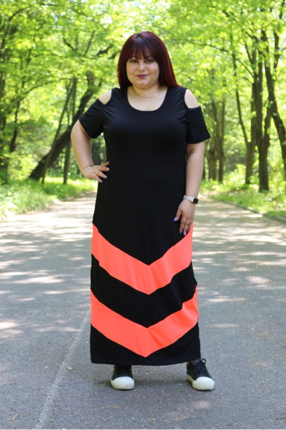 Ежедневна дамска дълга рокля