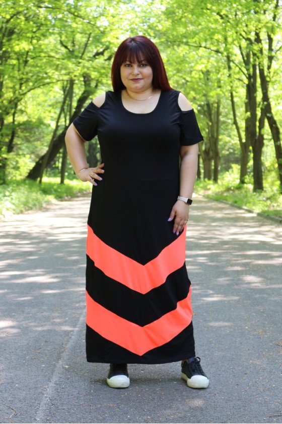 Ежедневна дамска дълга рокля