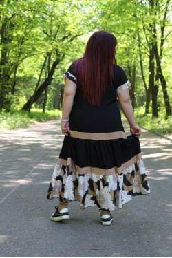 Елегантна рокля за макси дами в черно