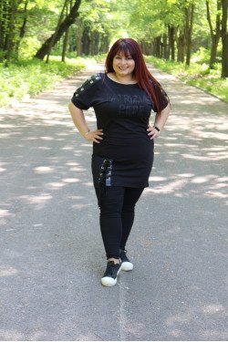 Туника за едри Виолета