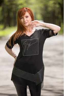 Туника с принт Хана