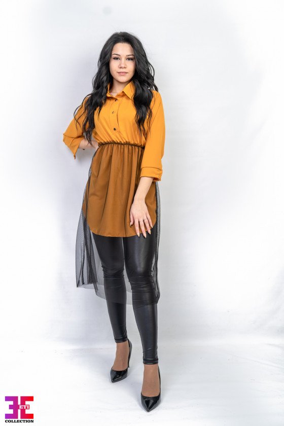 Прекрасна риза с тюл Евелин